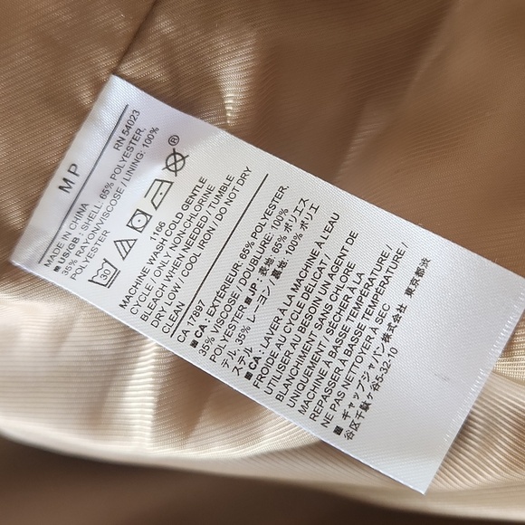 Banana Republic Twill Long Trench in Camel - Picture 6 of 7